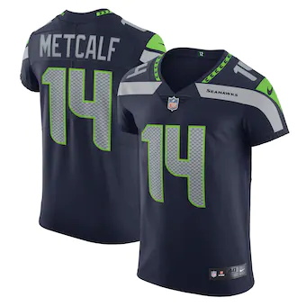 mens nike dk metcalf college navy seattle seahawks vapor el